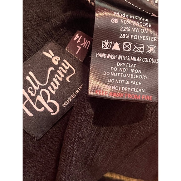 Hell Bunny Sweater Top - Picture 3 of 3